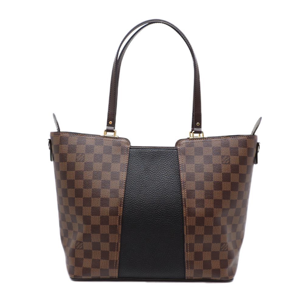 Louis Vuitton Damier Ebene Jersey Tote Bag Brown - Picture 2 of 7